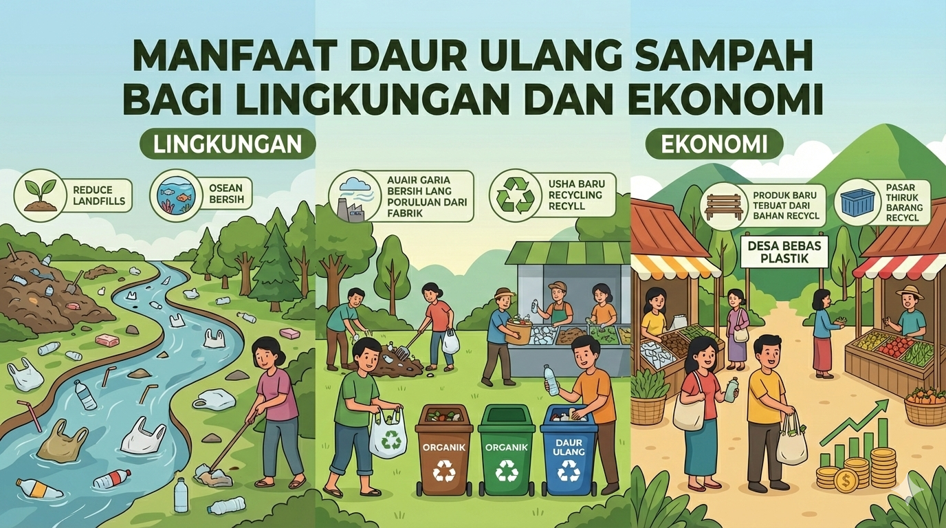 Manfaat Daur Ulang Sampah bagi Lingkungan dan Ekonomi
